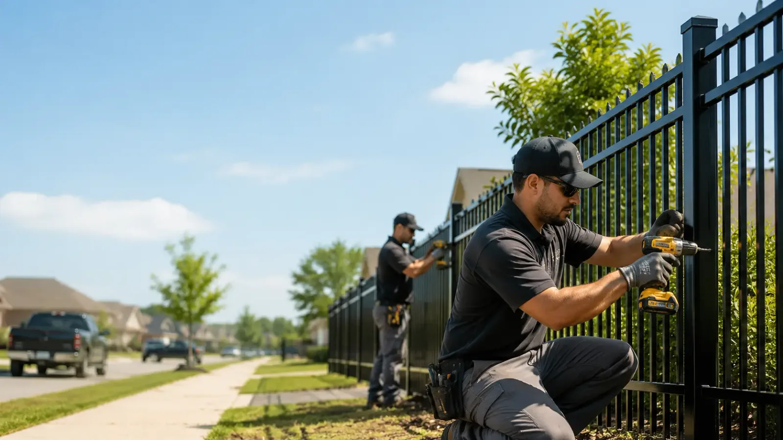 Metal Fence Installation in Huron, OH
